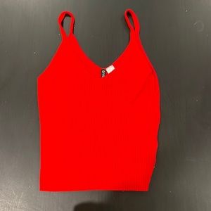 Red H&M tank